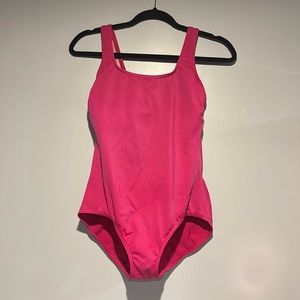 Women’s one piece swimsuit bathing suit size 8 lands end underwire